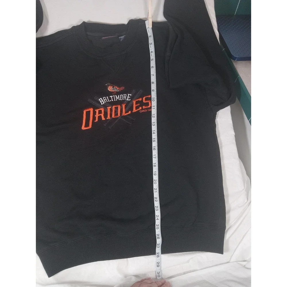 Vintage Black Baltimore Orioles Sweatshirt  Crable Sportswear - MLB - Large 1998